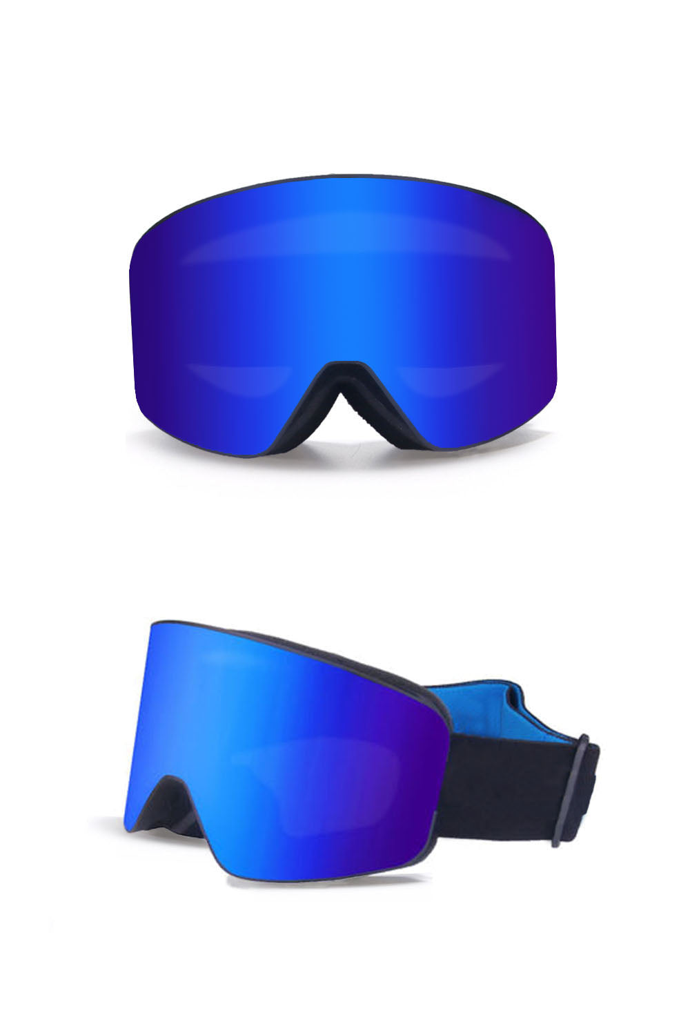 Pánské lyžařské brýle s dvojitým zorníkem – proti zamlžování, s UV ochranou, odolné proti větru, na snowboard a outdoorové sporty