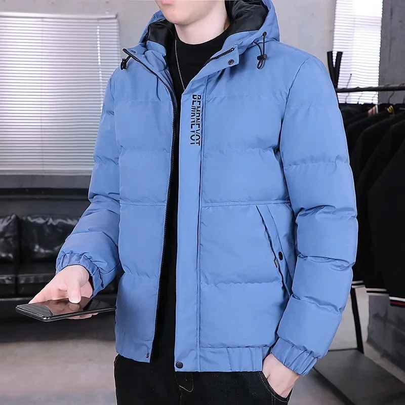 Men’s Hooded Puffer Winter Jacket – Warm Padded Everyday Layer for Casual Cold-Weather Wear