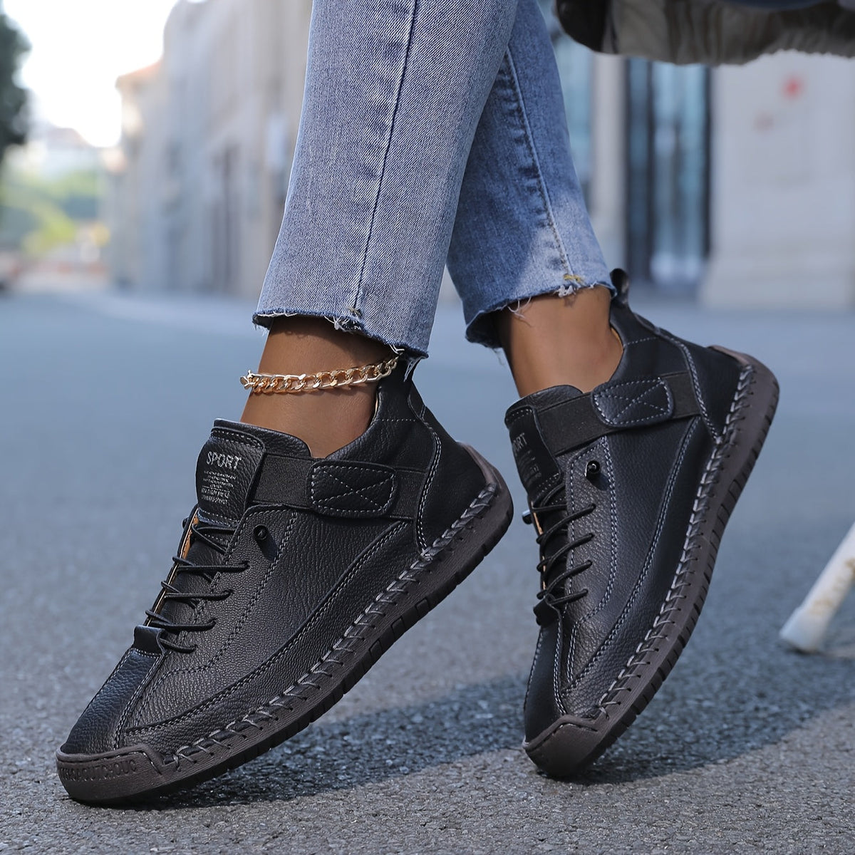 Damen-High-Top-Schnürsneaker – lässige Alltagsschuhe zum Gehen