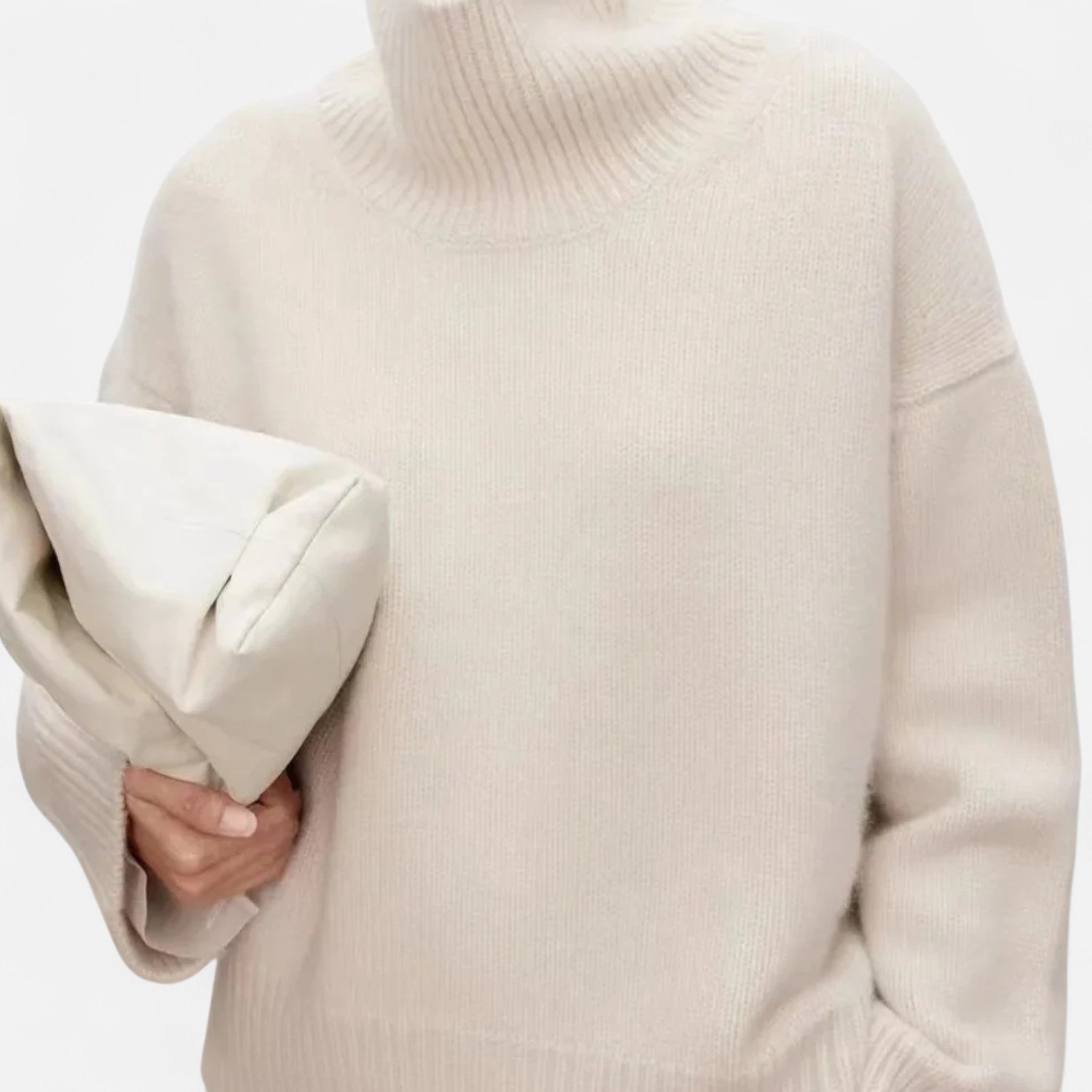 Valmonti | Women’s Wool Sweater – Timeless Turtleneck Elegance