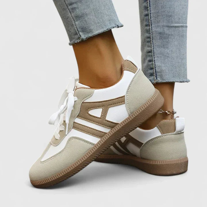 Women’s Retro Lace-Up Sneakers Casual Everyday Platform Shoes