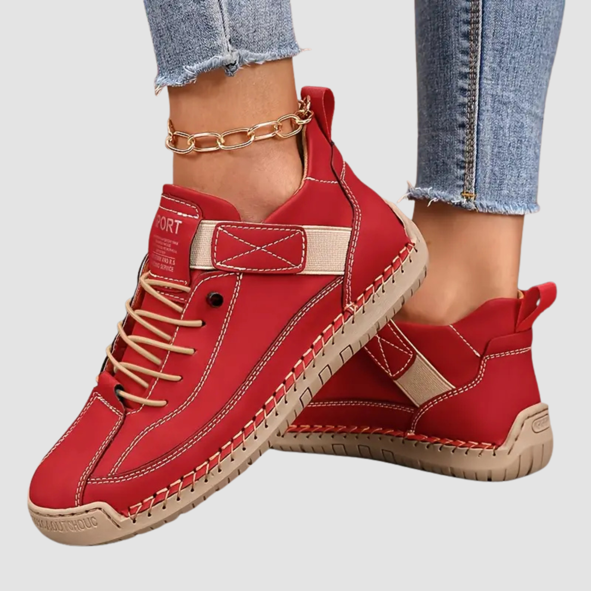 Women’s Orthopedic Leather Sneakers Everyday Comfort