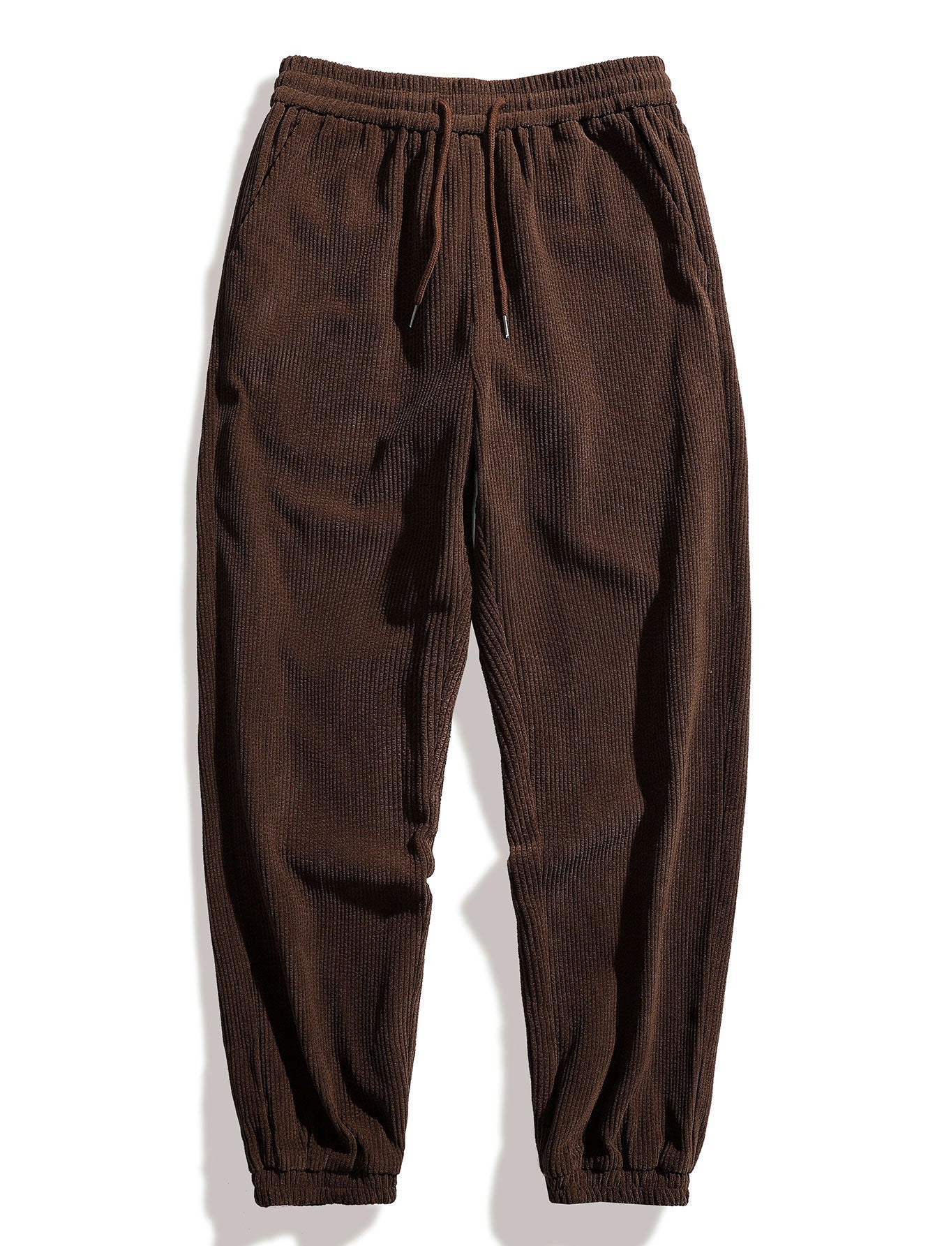 Men’s Corduroy Co-Ord with Overshirt and Joggers – Relaxed Printed Casual Set