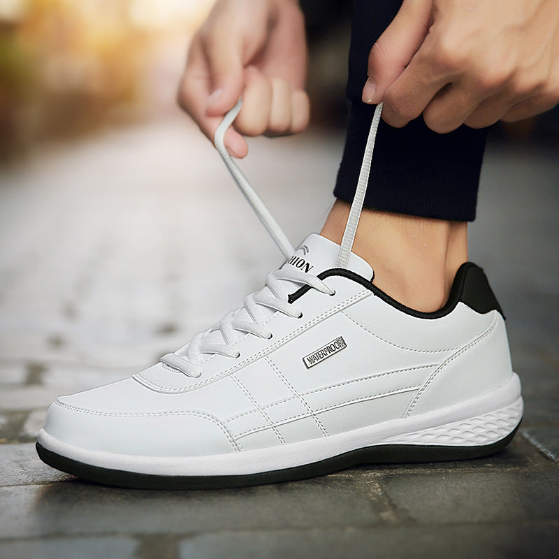 Sneakers casual uomo basse – Scarpe da ginnastica stringate con intersuola ammortizzata, tomaia a pannelli e suola di supporto