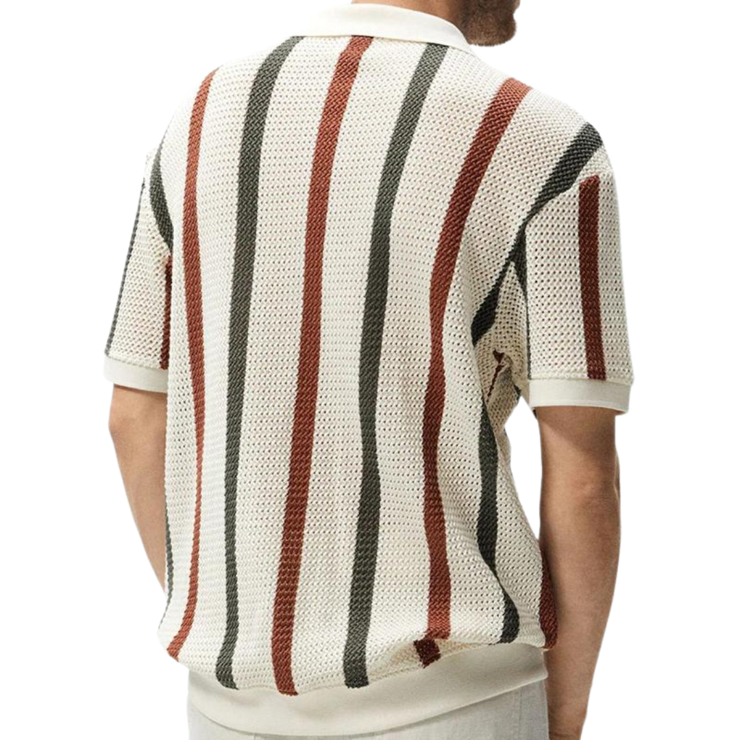 Polo de verano transpirable para hombre – Ligero, cómodo, elegante y casual para uso diario