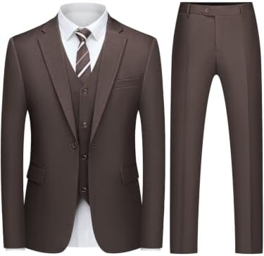Men’s Slim-Fit Three-Piece Suit – Refined Tailoring for Business and Formal Occasions