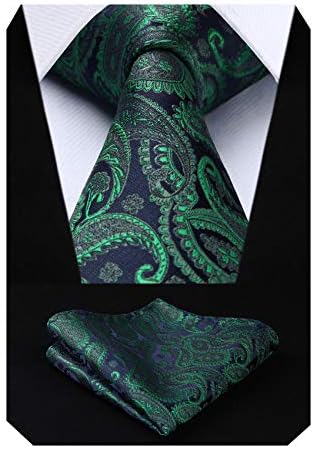 Pánská sada květované paisley kravaty – elegantní formální doplněk na svatby a společenské události