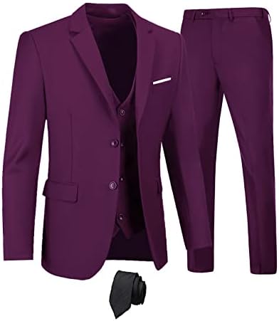 Men’s Three-Piece Wedding Suit – Sleek Tailored Set for Business and Formal Events