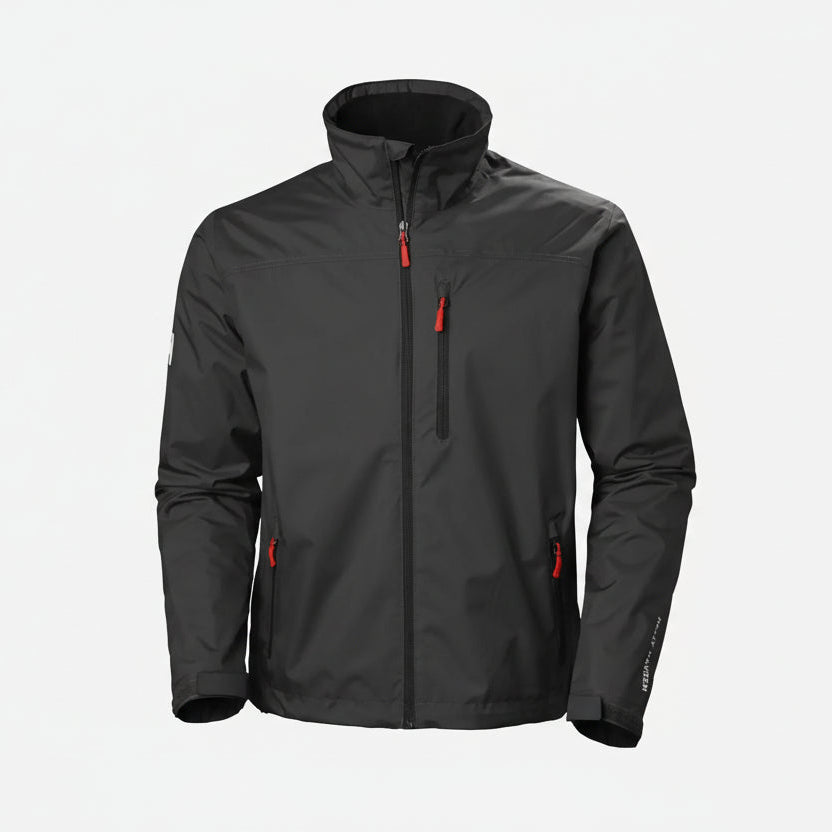 Men’s Waterproof & Windproof Crew Jacket – Breathable 2-Layer Outdoor Jacket for Everyday & Adventure