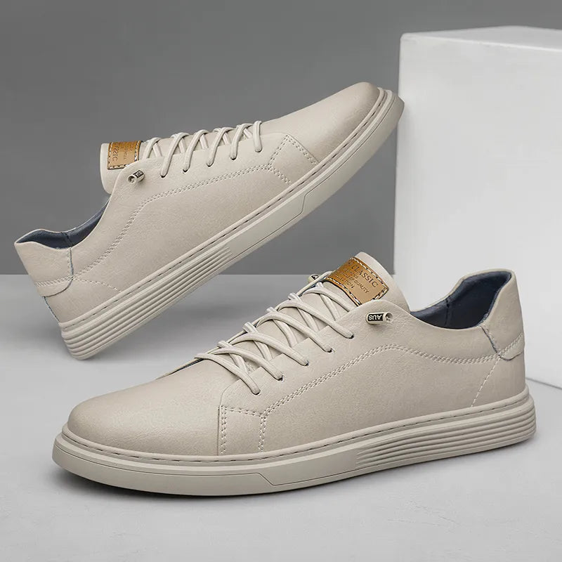 Pantofi sport casual Oxford minimalisti pentru bărbați cu șireturi
