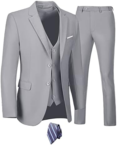 Men’s Three-Piece Wedding Suit – Sleek Tailored Set for Business and Formal Events