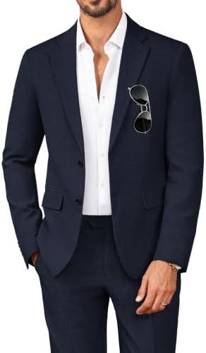 Men’s Regular-Fit Two-Piece Suit – Classic Tailoring for Weddings and Formal Occasions