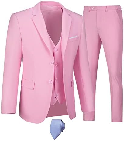 Men’s Three-Piece Wedding Suit – Sleek Tailored Set for Business and Formal Events