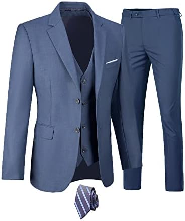 Men’s Three-Piece Wedding Suit – Sleek Tailored Set for Business and Formal Events