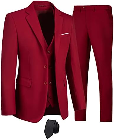 Men’s Three-Piece Wedding Suit – Sleek Tailored Set for Business and Formal Events