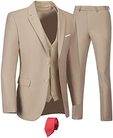 Men’s Three-Piece Wedding Suit – Sleek Tailored Set for Business and Formal Events
