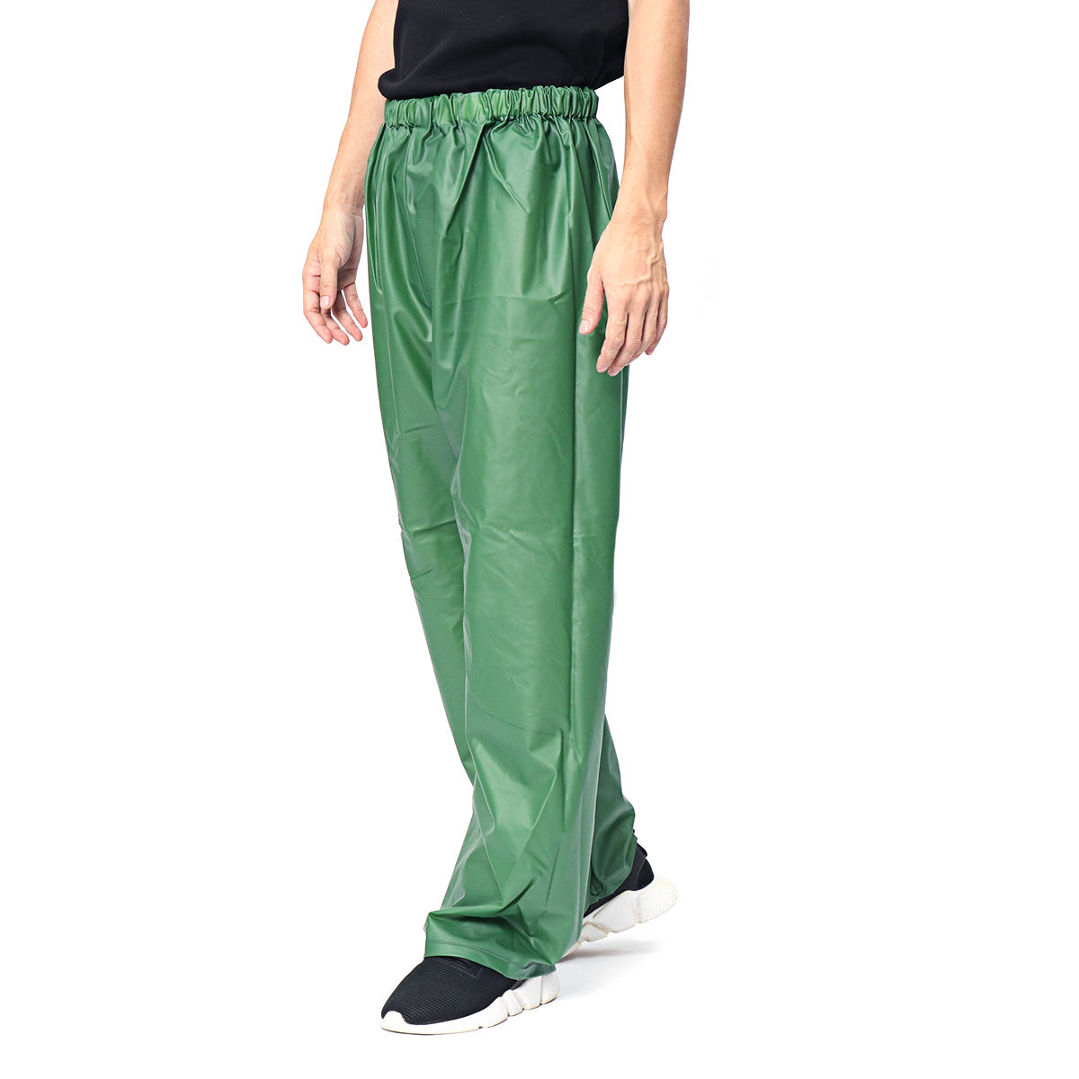 Men’s Waterproof Rain Trousers – Lightweight Windproof Overpants with Elastic Waist for Outdoor Activities
