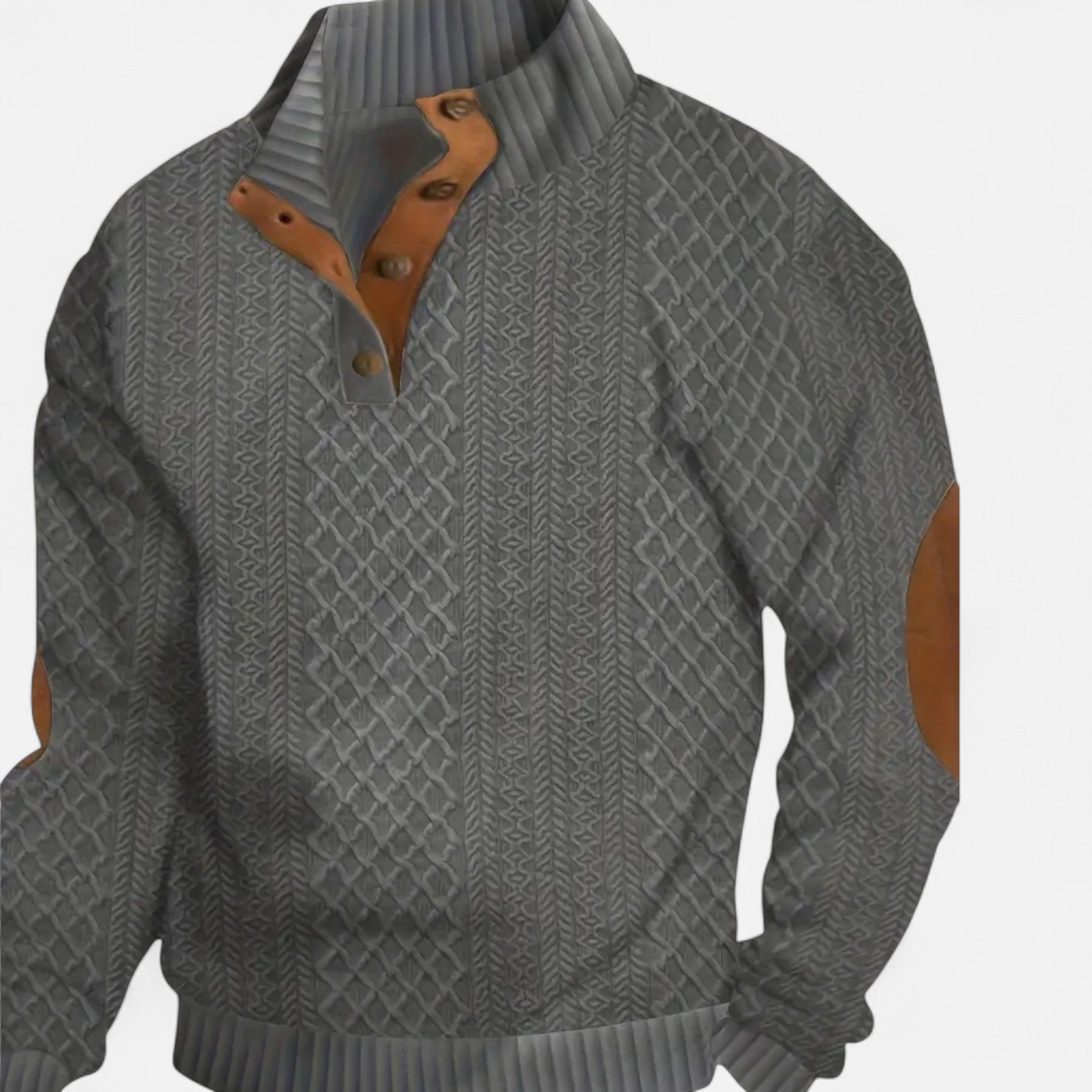 Valmonti | Men’s Classic Cable-Knit Sweater