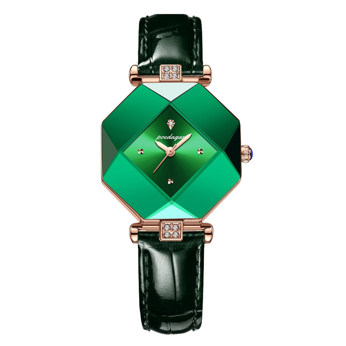 Women’s Rectangular Bracelet Watch – Crystal-Set Quartz Watch for Elegant Everyday Wear