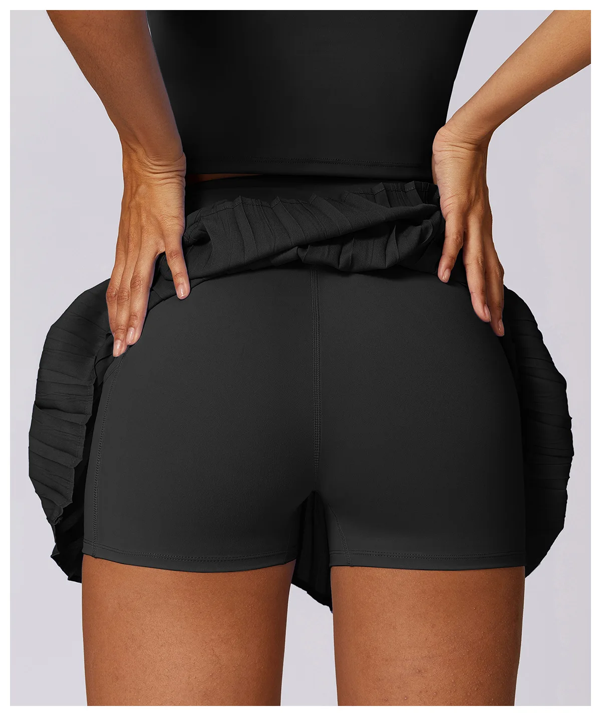 Women’s Pleated Tennis Skort – High-Waisted Active Style for Training and Court Wear