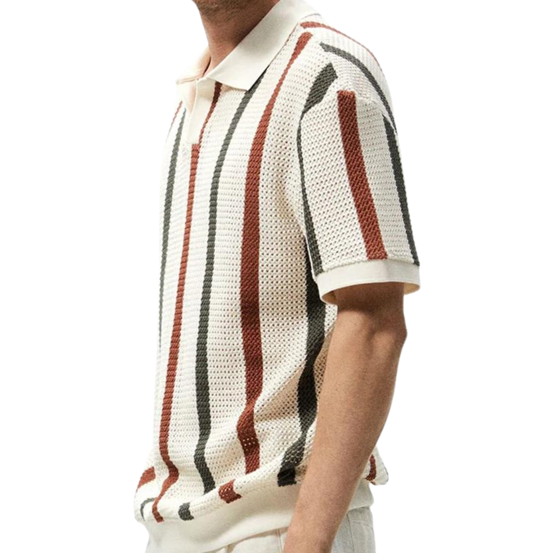 Polo de verano transpirable para hombre – Ligero, cómodo, elegante y casual para uso diario