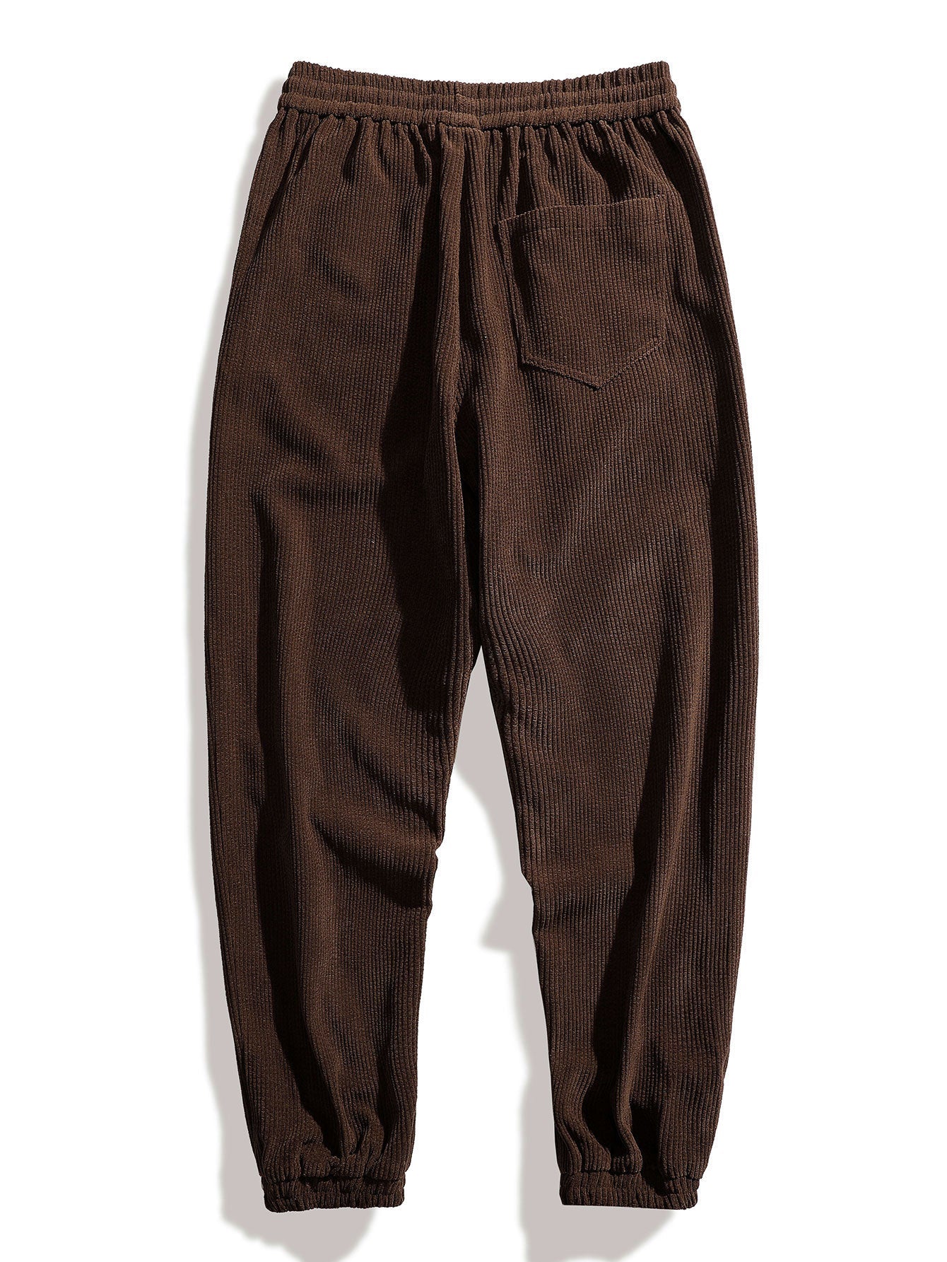 Men’s Corduroy Co-Ord with Overshirt and Joggers – Relaxed Printed Casual Set