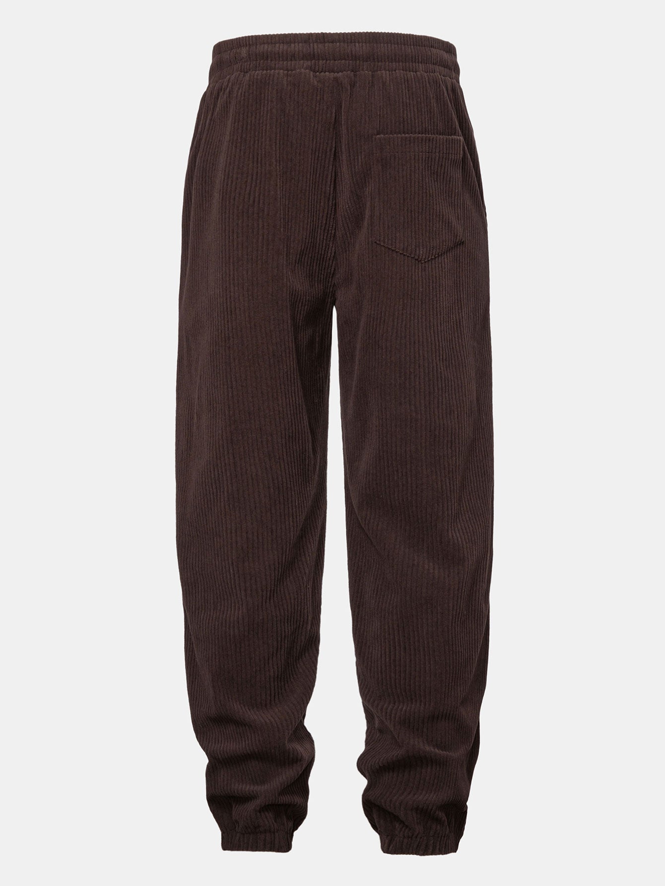 Men’s Ribbed Corduroy Tracksuit – Relaxed Hoodie and Tapered Joggers for Autumn Travel