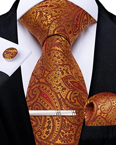 Men’s Paisley Formal Tie Set – Refined Accessories for Weddings and Special Events