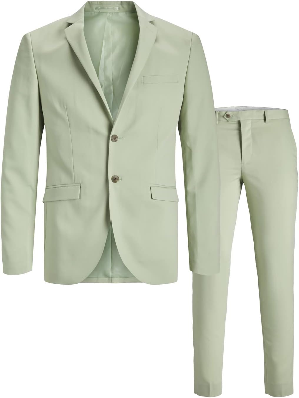 Men’s Super-Slim Formal Suit Set – Streamlined Two-Piece Tailoring for Business and Events