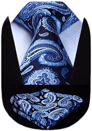 Pánská sada květované paisley kravaty – elegantní formální doplněk na svatby a společenské události