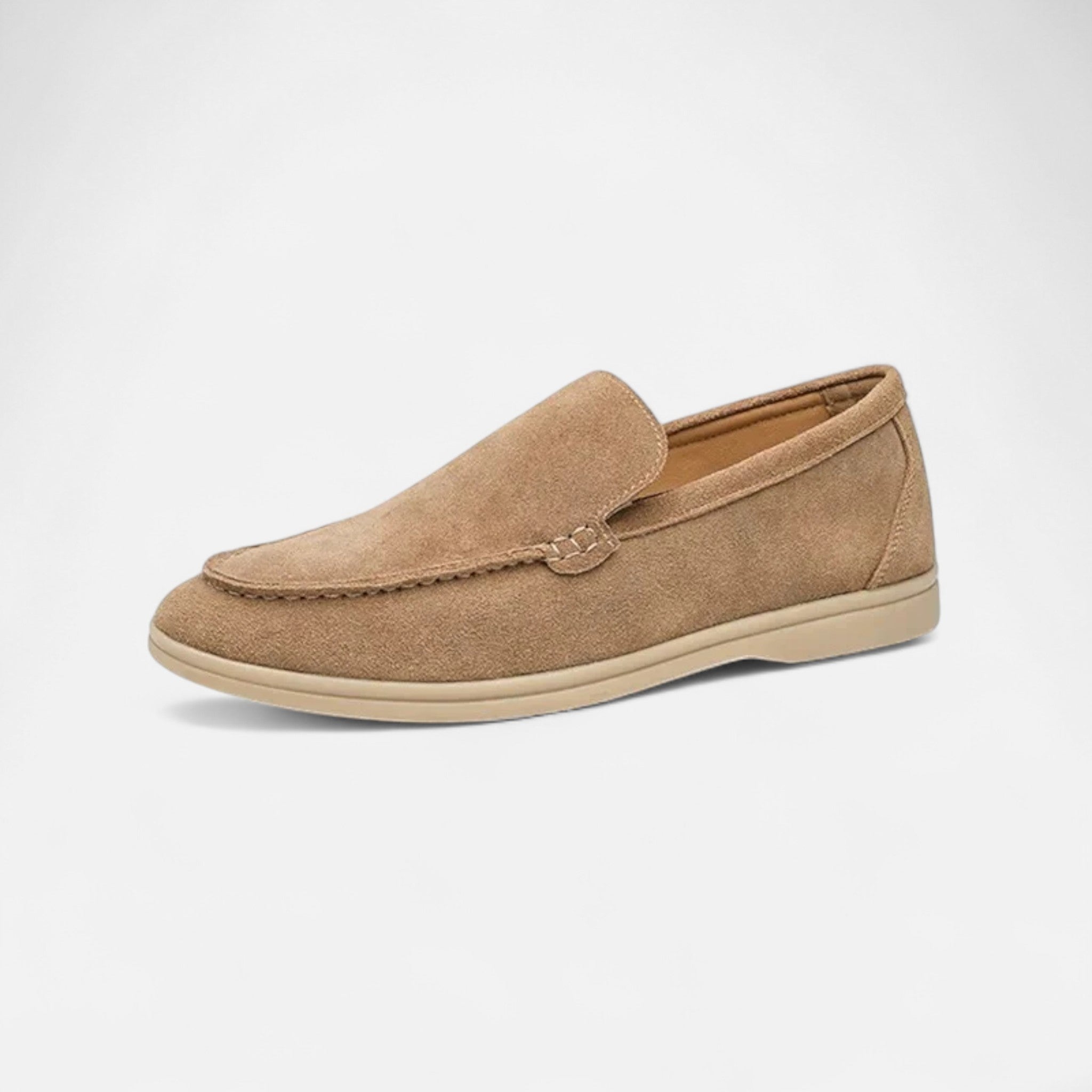 Valmonti | Man’s Old Money Suede Loafers