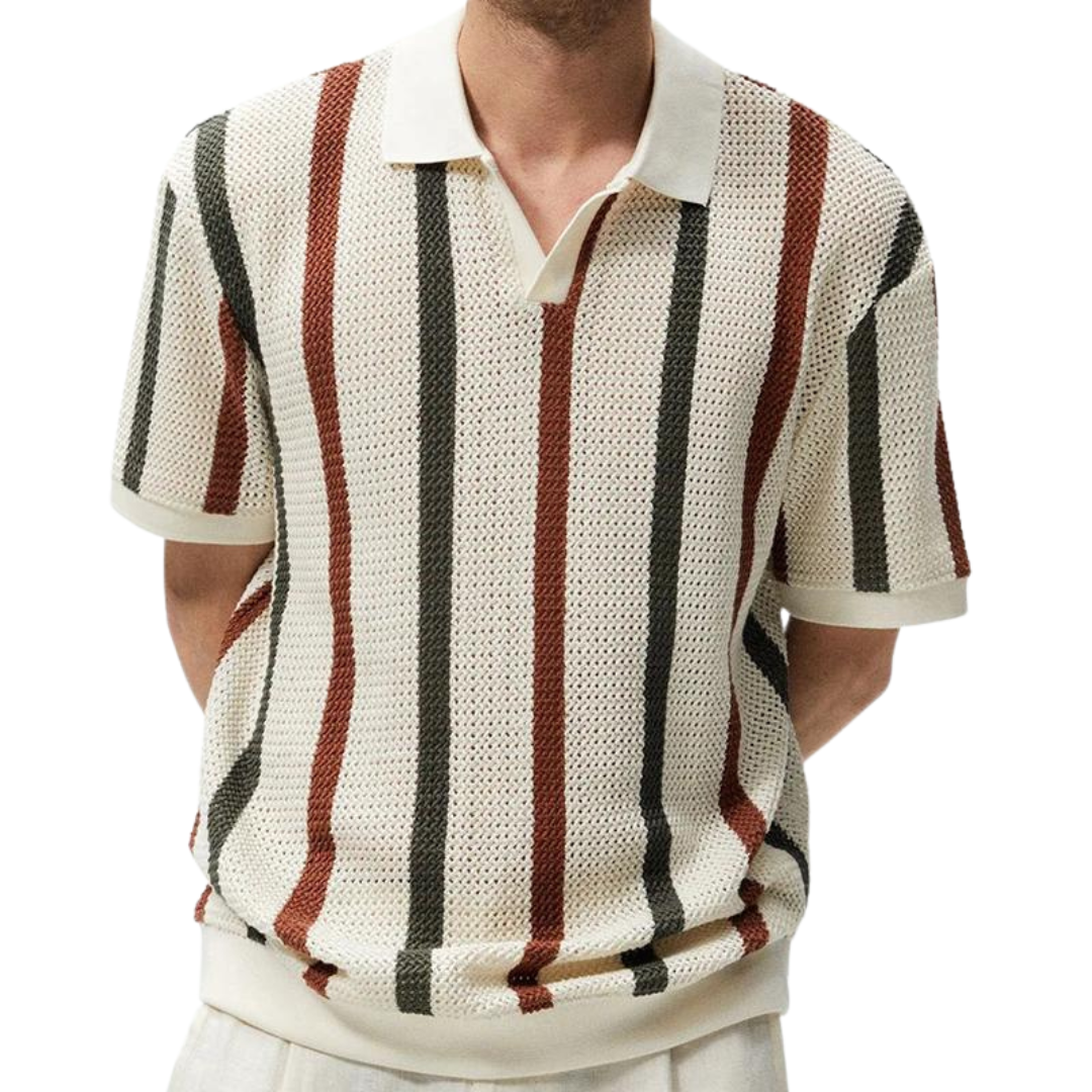 Polo de verano transpirable para hombre – Ligero, cómodo, elegante y casual para uso diario