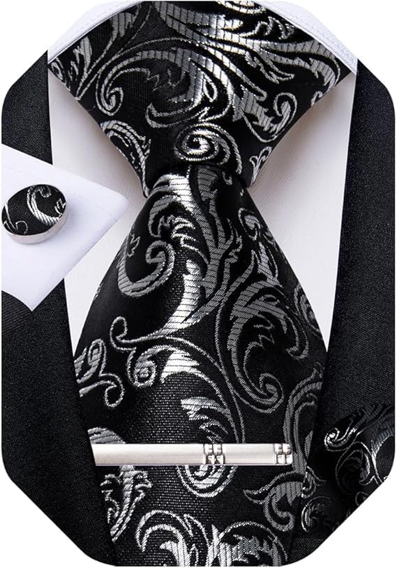 Men’s Paisley Formal Tie Set – Refined Accessories for Weddings and Special Events
