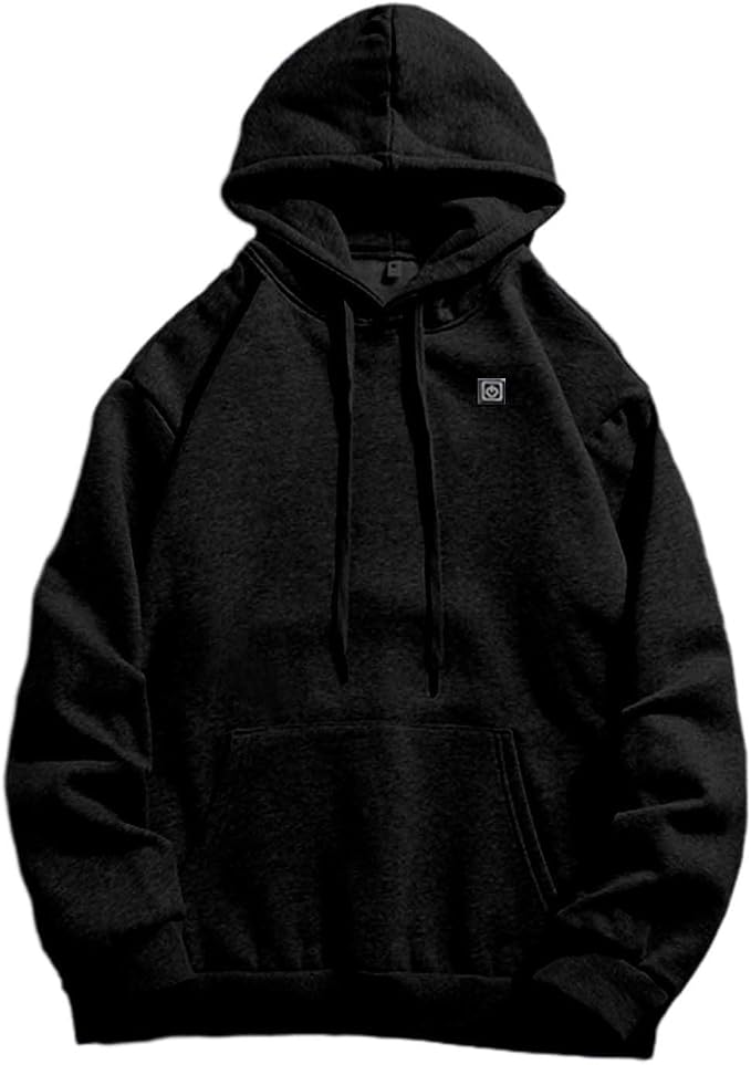 Sudadera térmica con capucha calefactable USB para hombre, forrada de forro polar, para el frío