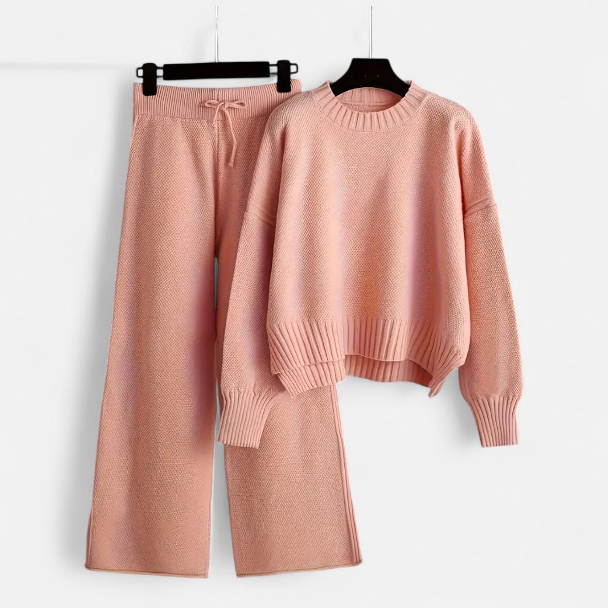 Valmonti | Women’s Wool Blend Sweater & Pants Set