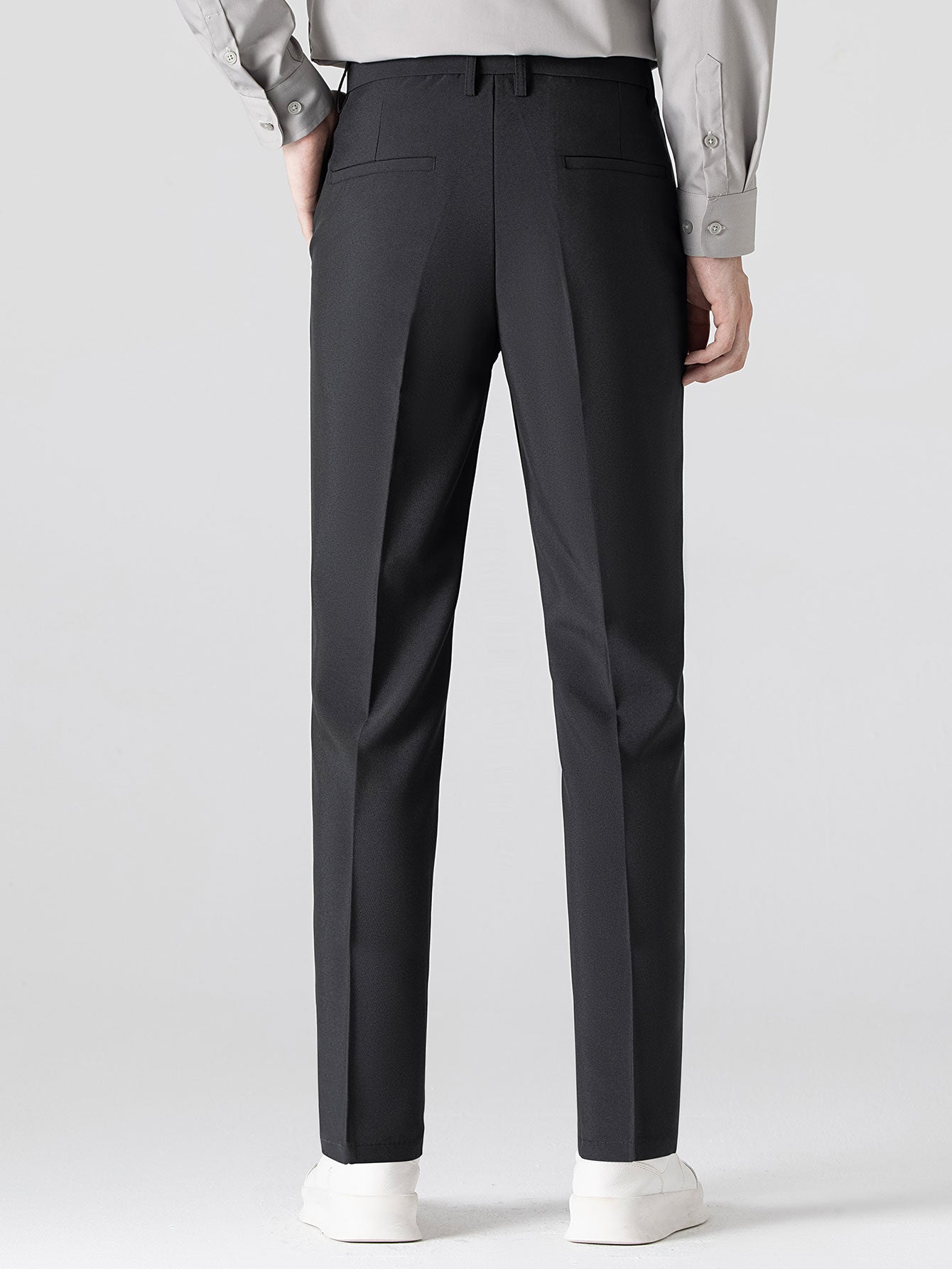 Men’s Knitted Button-Up Shirt Co-Ord with Slim Tapered Trousers for Smart Casual Wear