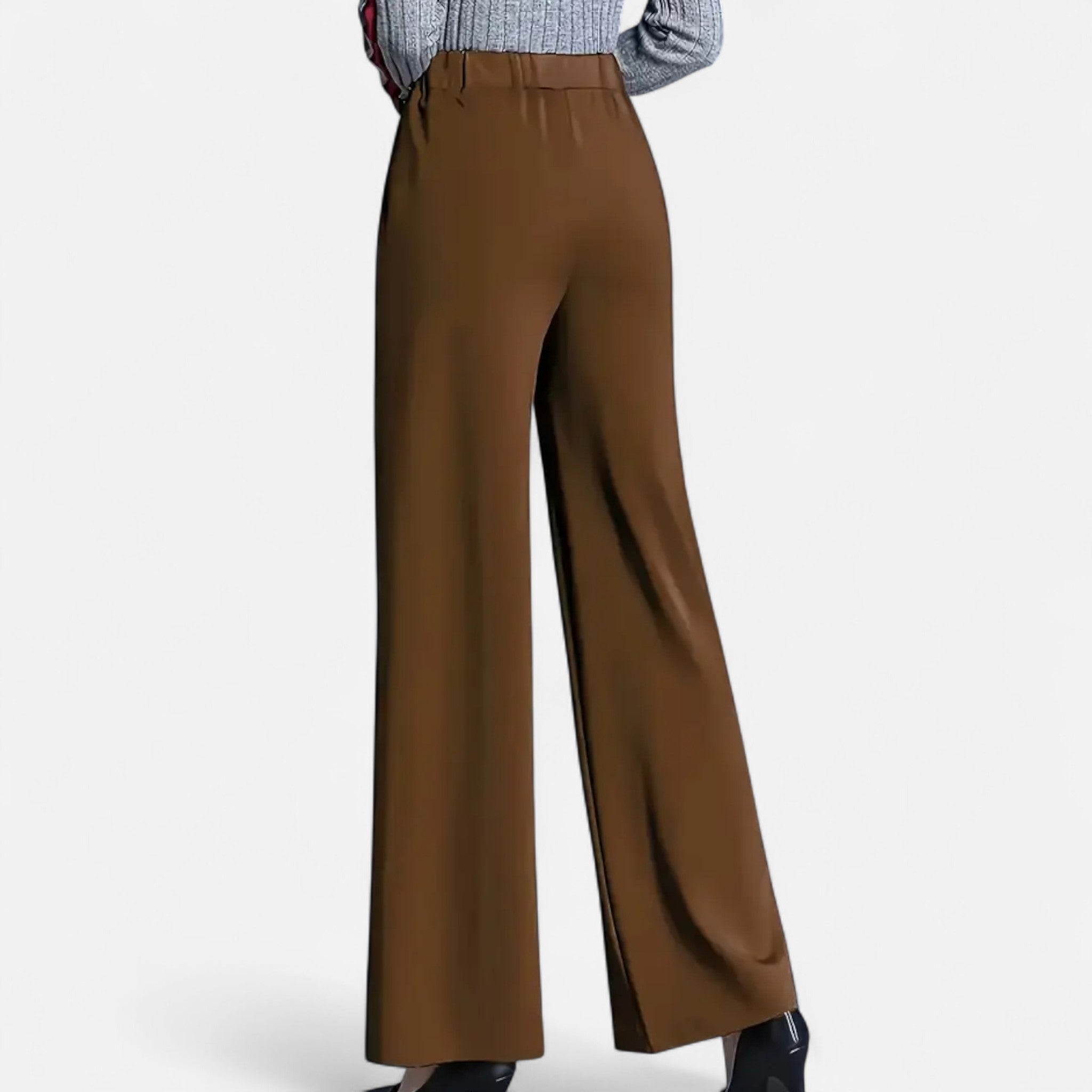 Valmonti | Women’s High-Waist Wide-Leg Trousers