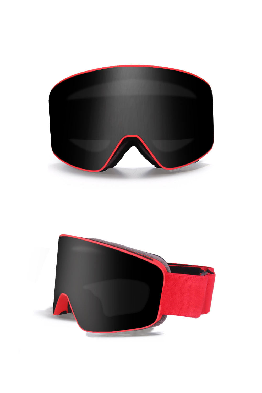 Pánské lyžařské brýle s dvojitým zorníkem – proti zamlžování, s UV ochranou, odolné proti větru, na snowboard a outdoorové sporty