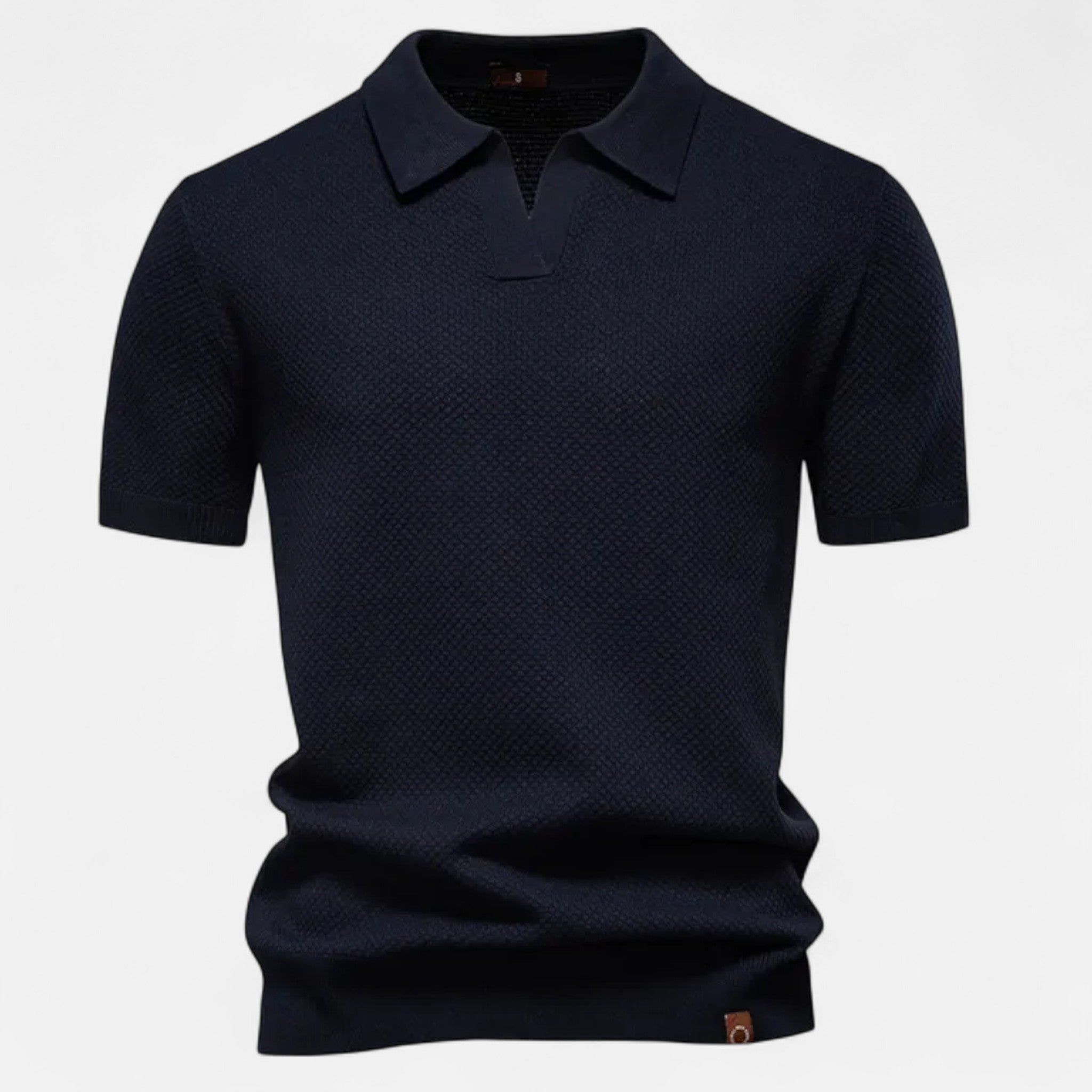 Valmonti | Men’s Pineapple Wool Polo Shirt