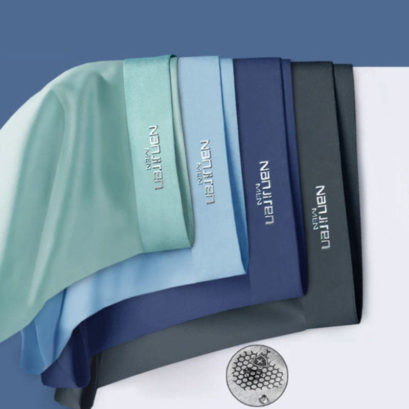 Men’s Seamless Boxer Briefs 4-Pack – Lightweight Stretch Underwear for Everyday Comfort