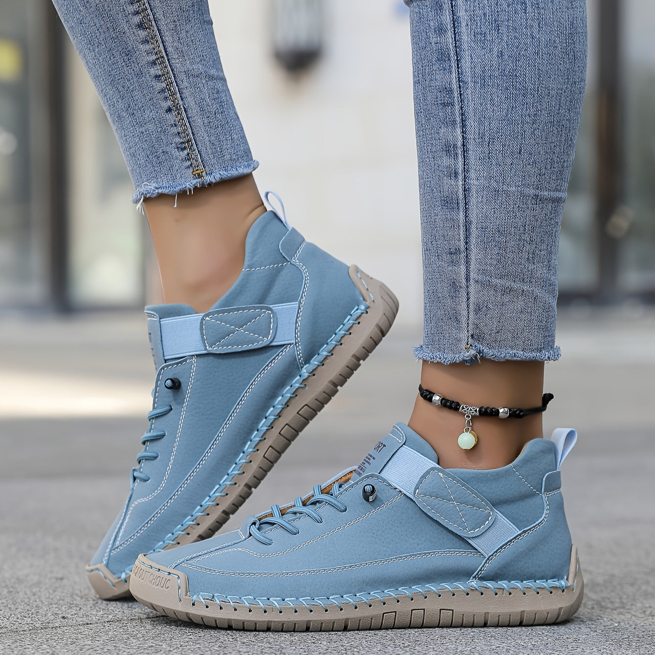 Damen-High-Top-Schnürsneaker – lässige Alltagsschuhe zum Gehen