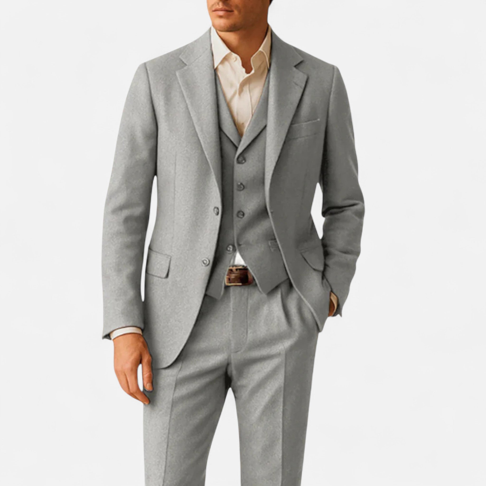 Valmonti | Men’s Vintage Three-Piece Suit