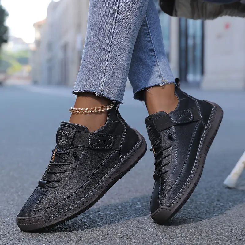 Women’s Orthopedic Leather Sneakers Everyday Comfort