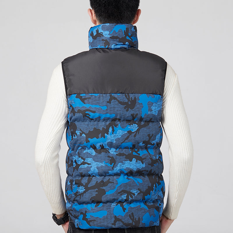 Men’s USB Heated Puffer Vest – Padded Outdoor Layer with Adjustable Temperature Control