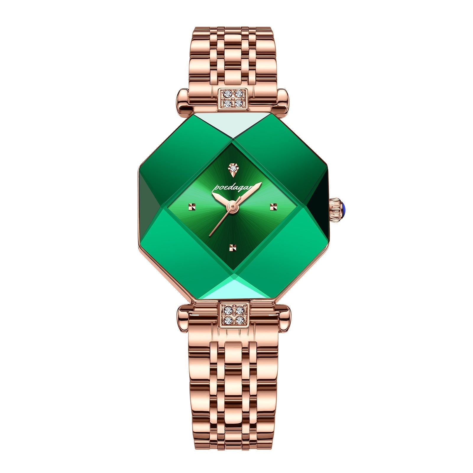 Women’s Rectangular Bracelet Watch – Crystal-Set Quartz Watch for Elegant Everyday Wear