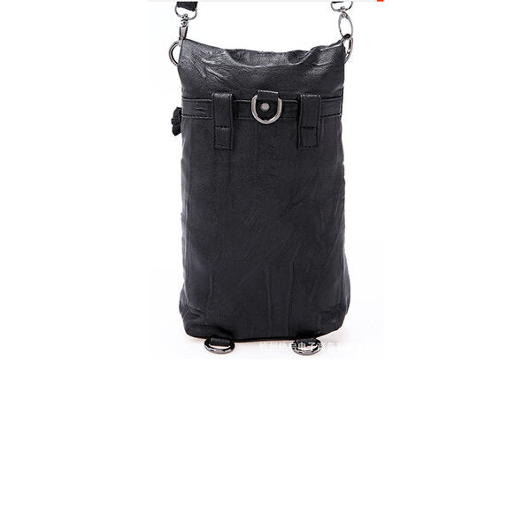 Sling-Tasche aus Kunstleder für Herren – Crossbody-Design mit mehreren Taschen und verstellbarem Schulterriemen