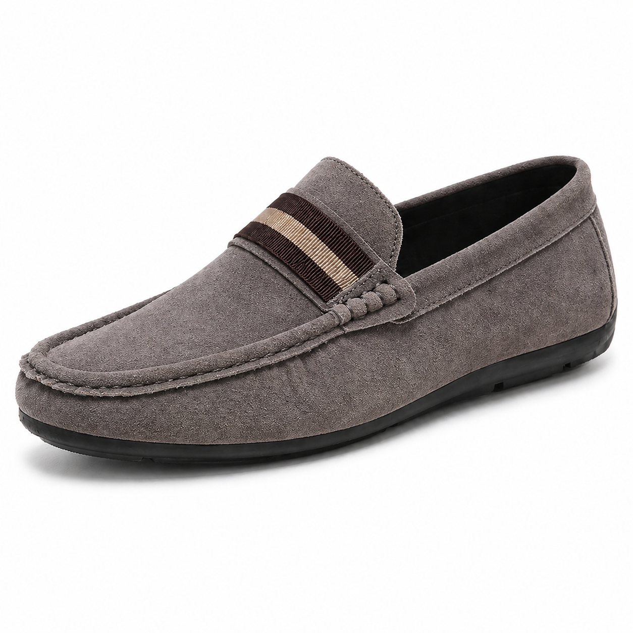 Pantofi casual ușori pentru bărbați, slip-on, cu dungi