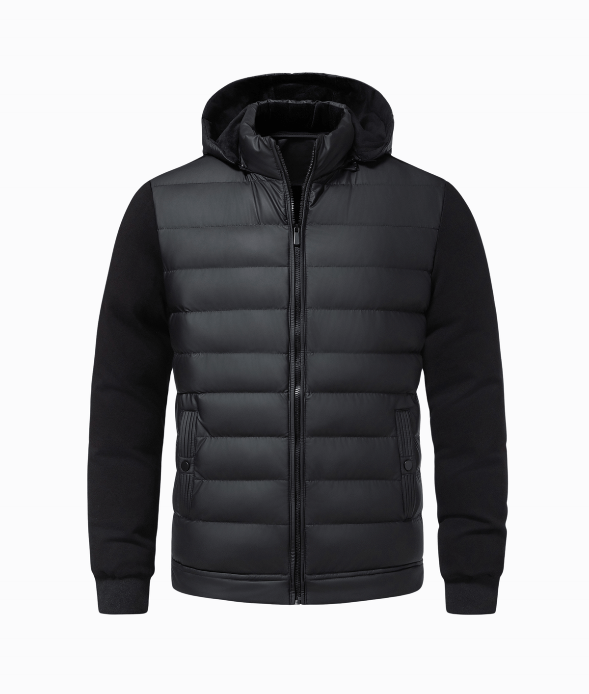 Women’s Hooded Padded Winter Jacket – Warm Zip-Up Short Layer for Casual Autumn Winter Everyday Outdoor Wear