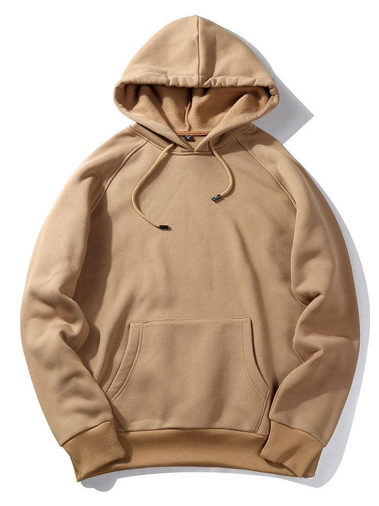 Men’s Raglan Pullover Tracksuit – Regular Fit Hoodie and Tapered Joggers for Daily Wear
