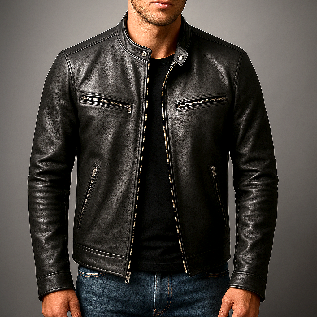 Vintage Leather Jacket for Men – Timeless Style, Premium Craftsmanship, and All-Day Comfort
